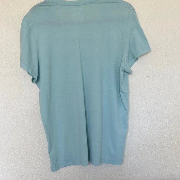 The North Face Women’s XL V-Neck Short Sleeve Active T-Shirt Blue - Picture 5 of 8